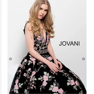 Jovani - 53096 Floral Ballgown